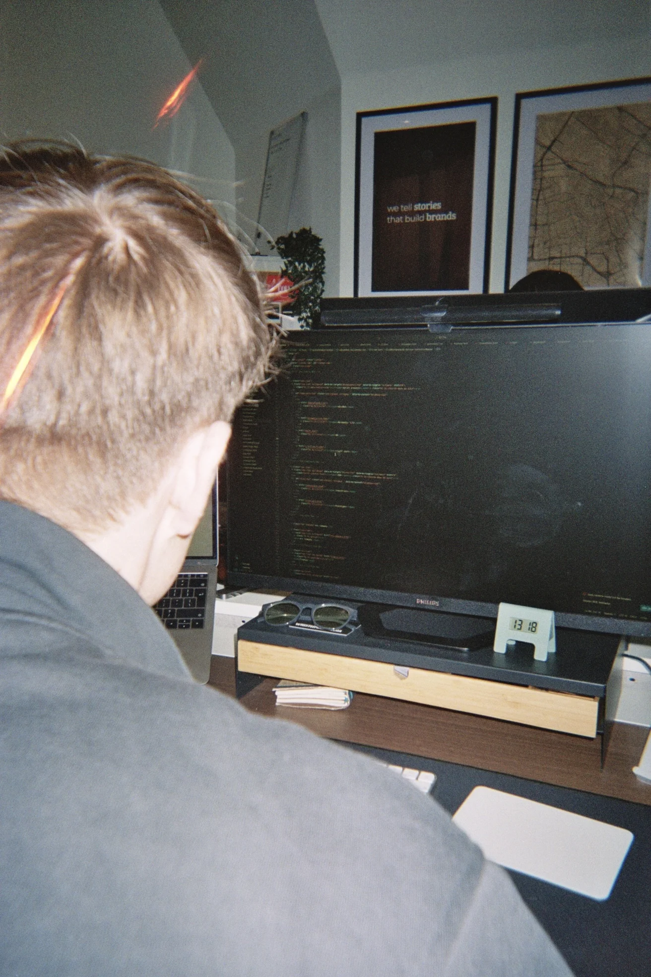 Web design and development workspace showcasing modern user interfaces